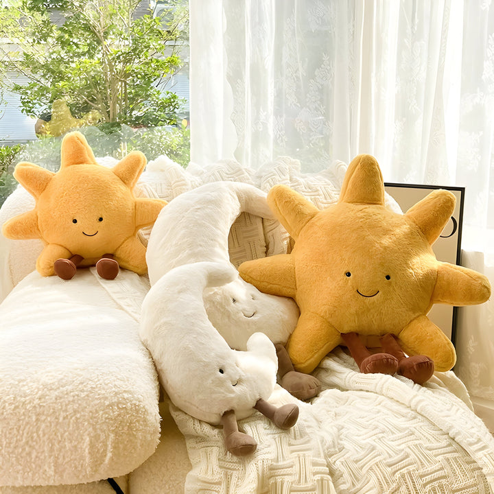 CloudMoon Cushion - Soft Moon and Sun Tatami Cushion