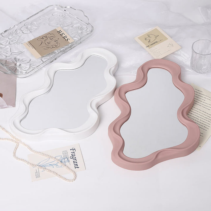 Irregular Wave Wall Mirror