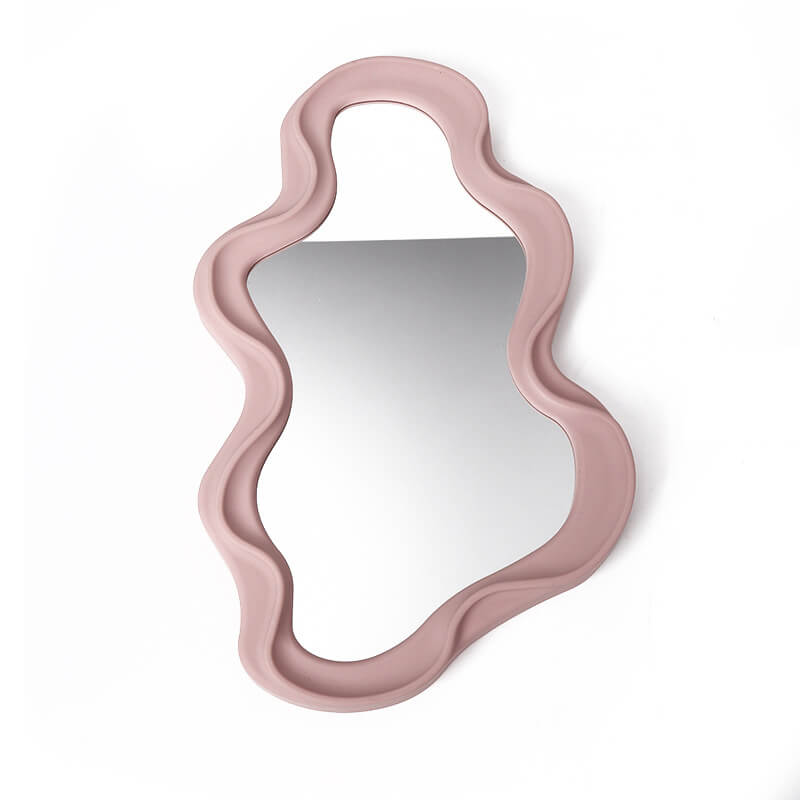 Irregular Wave Wall Mirror