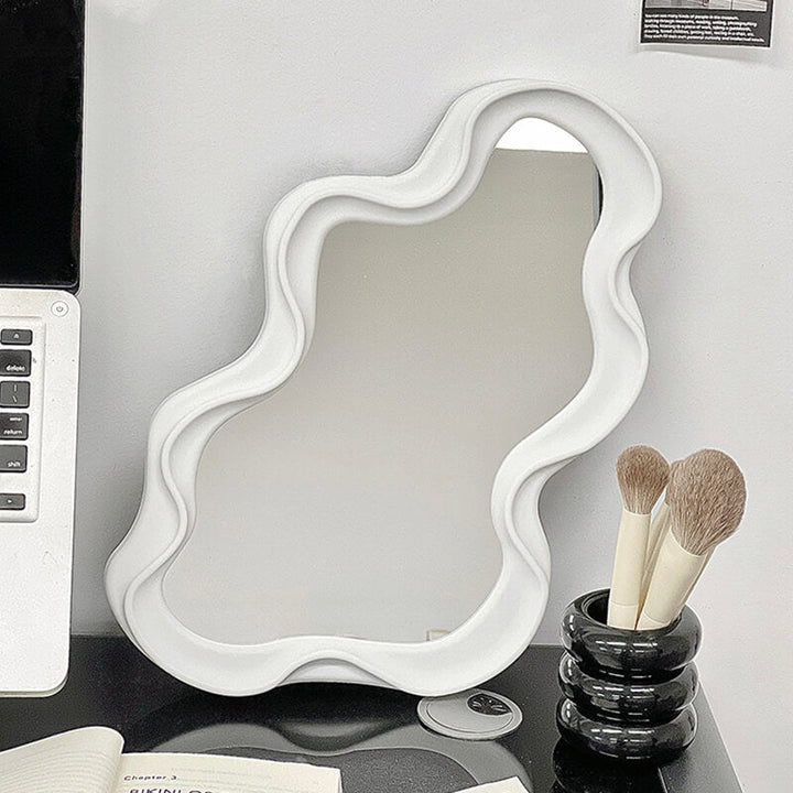 Irregular Wave Wall Mirror