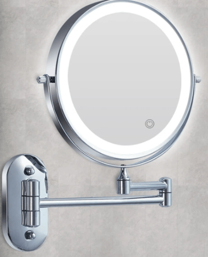Rechargeable LED Magnifying Mirror with Touch Control