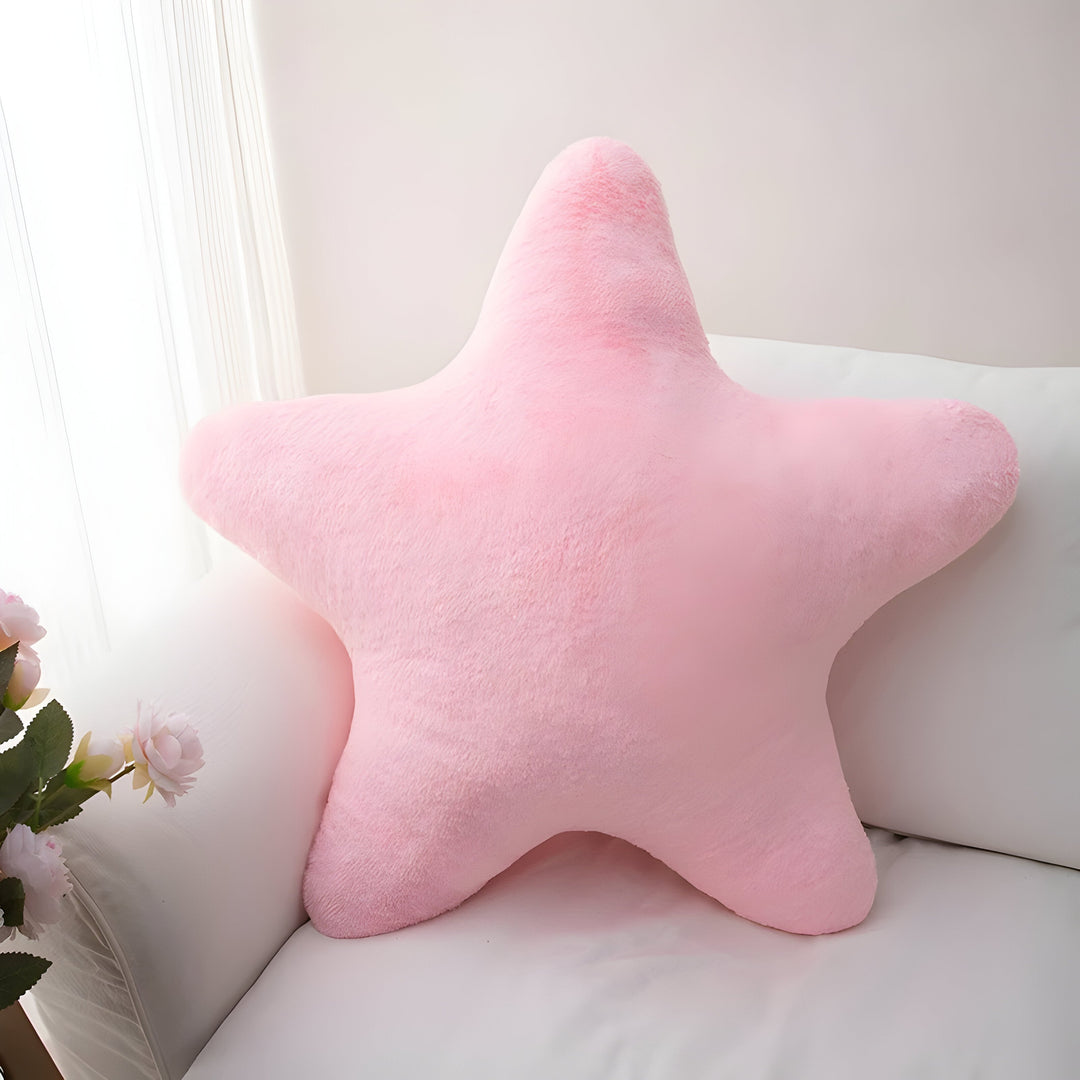 StellarHug Cushion - Decorative Star-Shaped Pillow