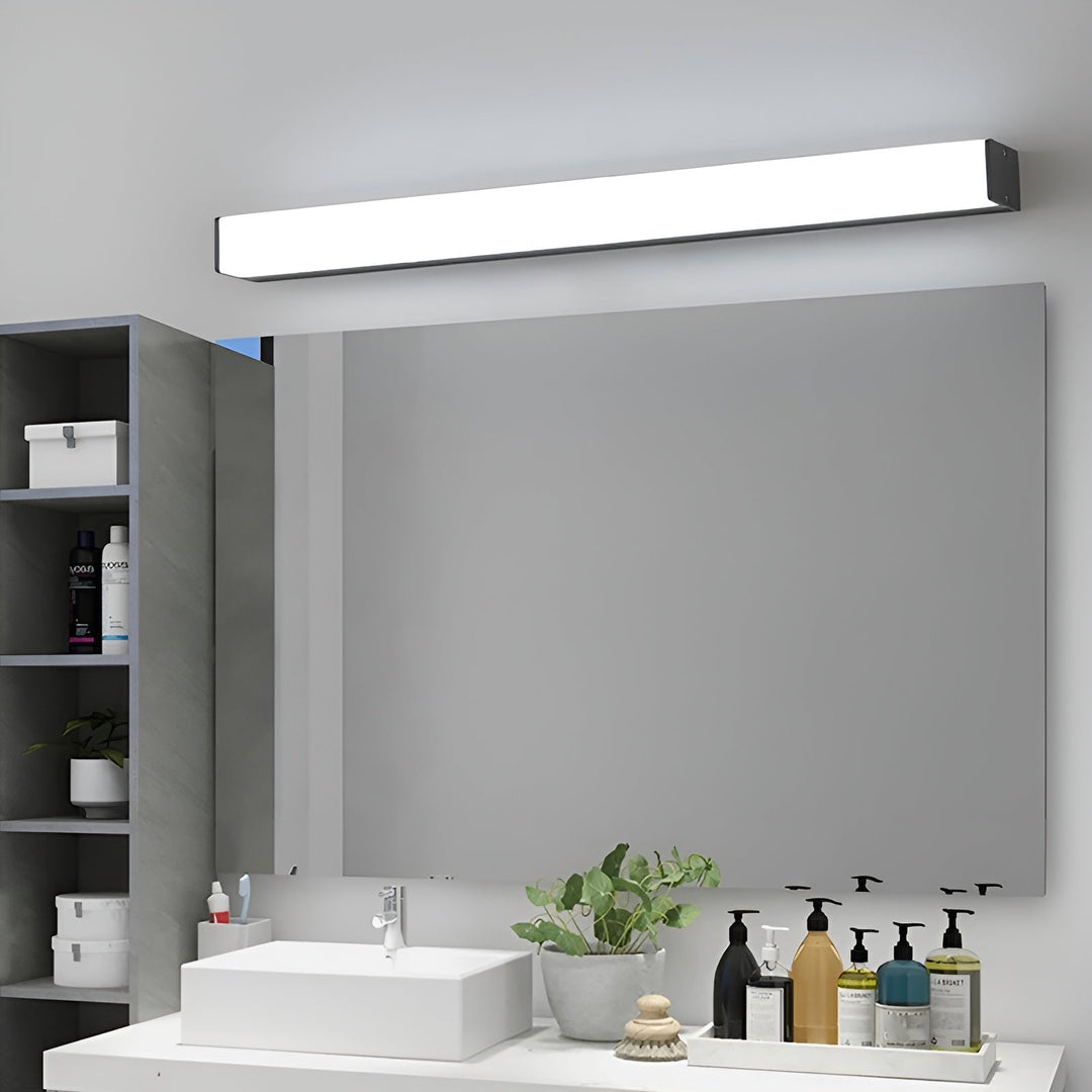 Long Stripe Wall Mirror Lighting