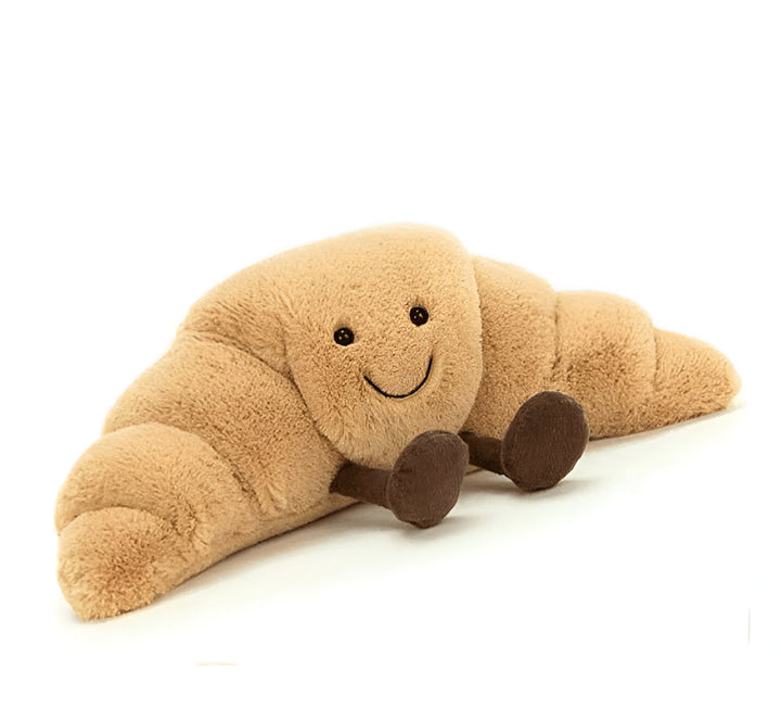 Plush Pretzel – Soft Cuddle Pillow in Breakfast Design